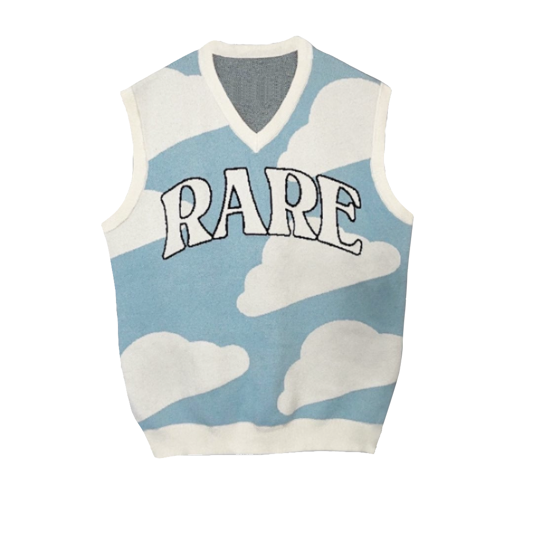 Cotton Jacquard Vest (HEAD IN THE CLOUDS)