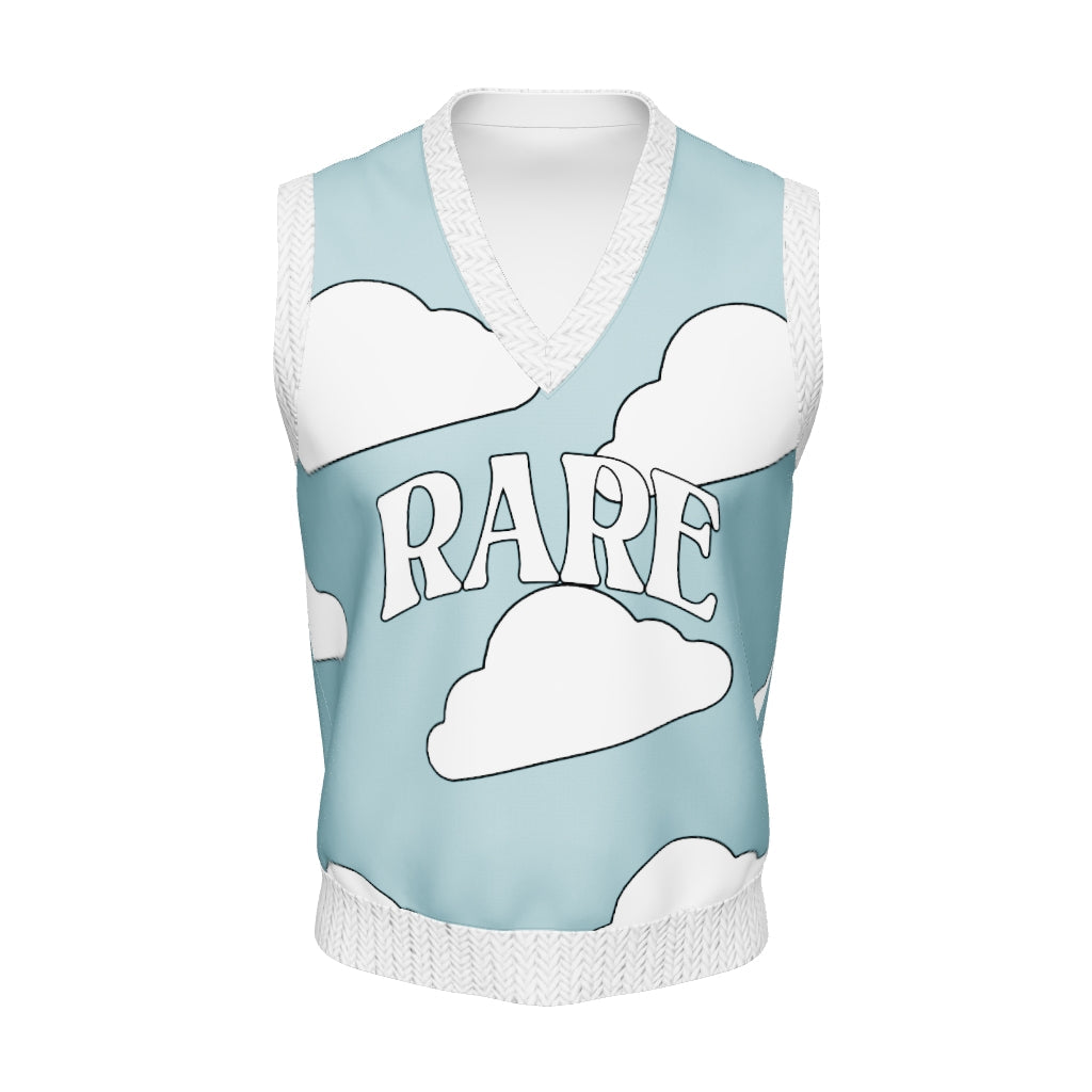 knitted vest Head in the clouds