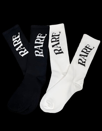 Rare Sock Pack Black & White 2 Pack